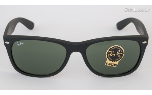 Ray-Ban New Wayfarer Classic Black Matte (RB2132 622 55mm) saules brilles
